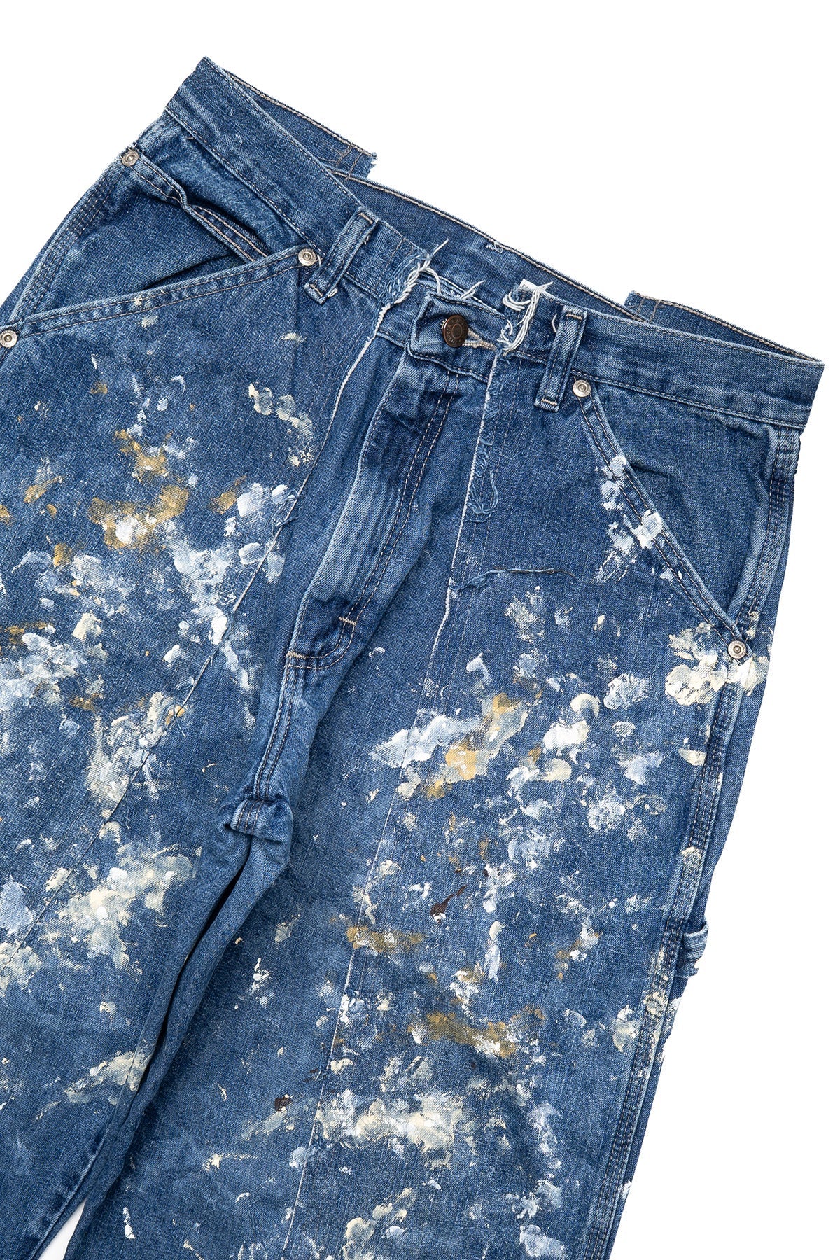 OP-519 Painted Baggy Carpenter Pants (S) (Denver)