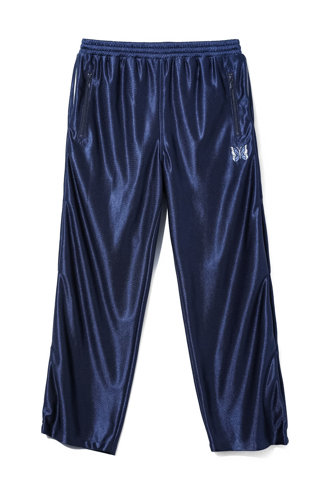 Needles：Track Pant - Tricot Sateen NEEDLES Track Pant Tricot Sateen - Navy – BLUE IN GREEN SOHO