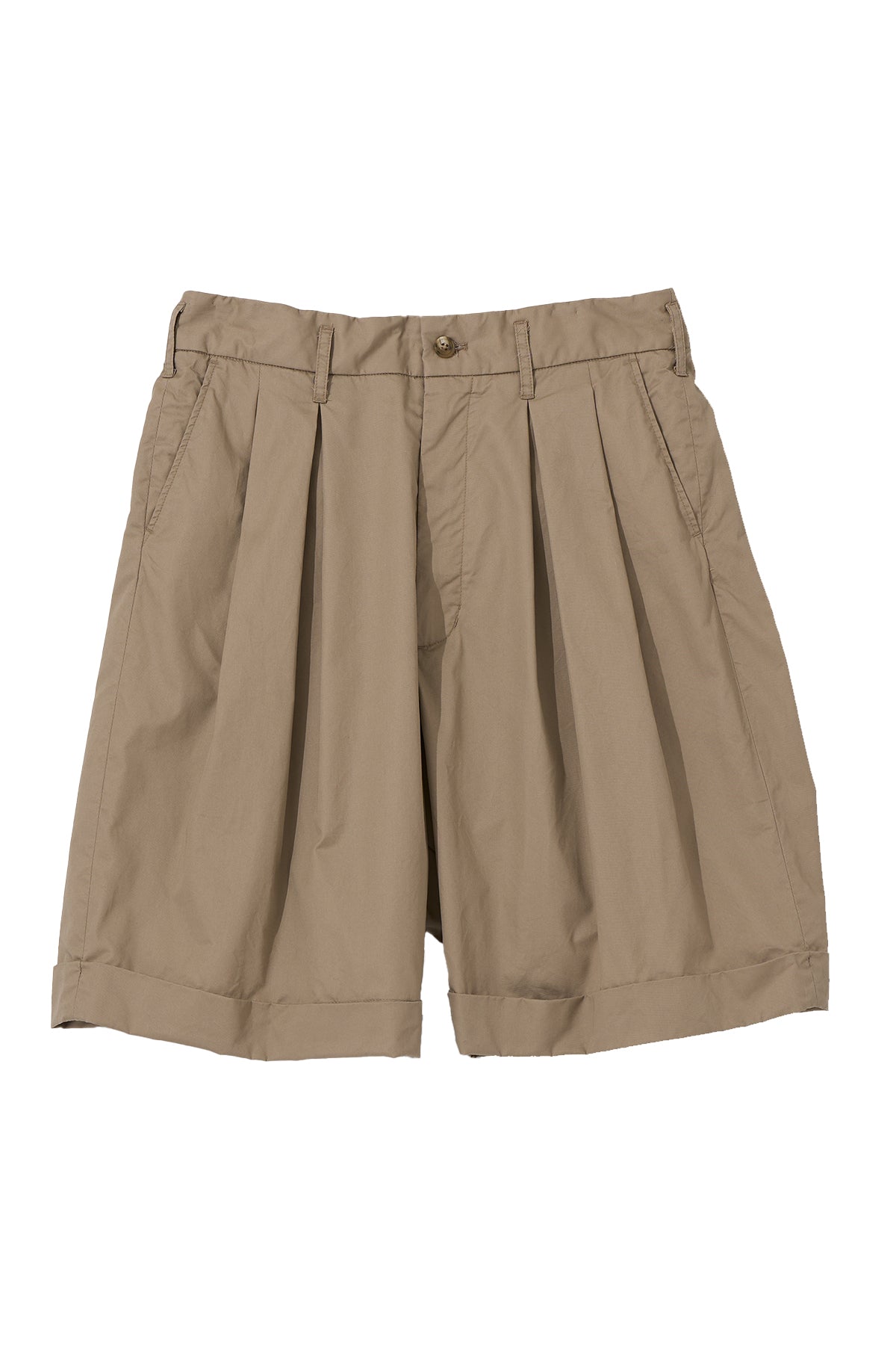Bontan Shorts for Nepenthes NY and Blue in Green - Khaki