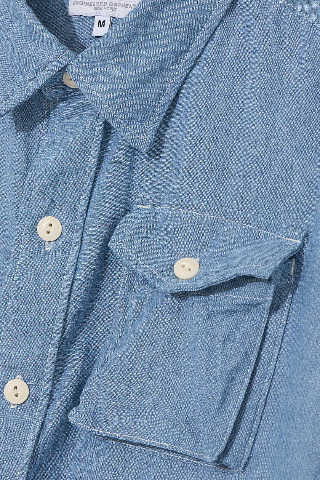 Engineered Garments S/S Cargo Shirt for Nepenthes NY and Blue in