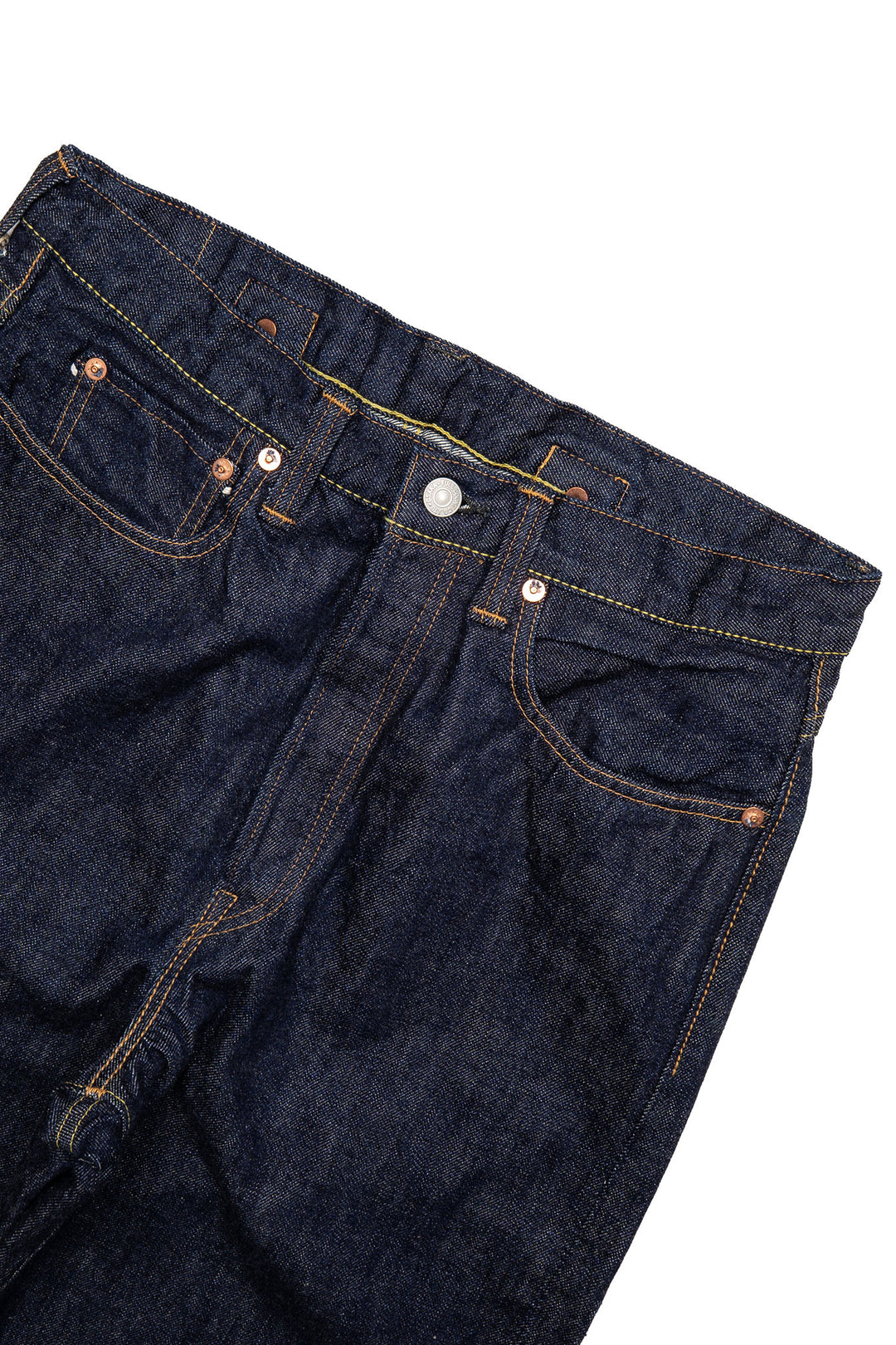 Fullcount 0107BIG 14oz Wide Straight (Blue in Green Exclusive Fit