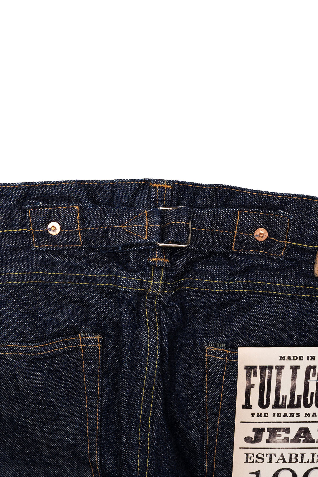 Fullcount 0107BIG 14oz Wide Straight (Blue in Green Exclusive Fit