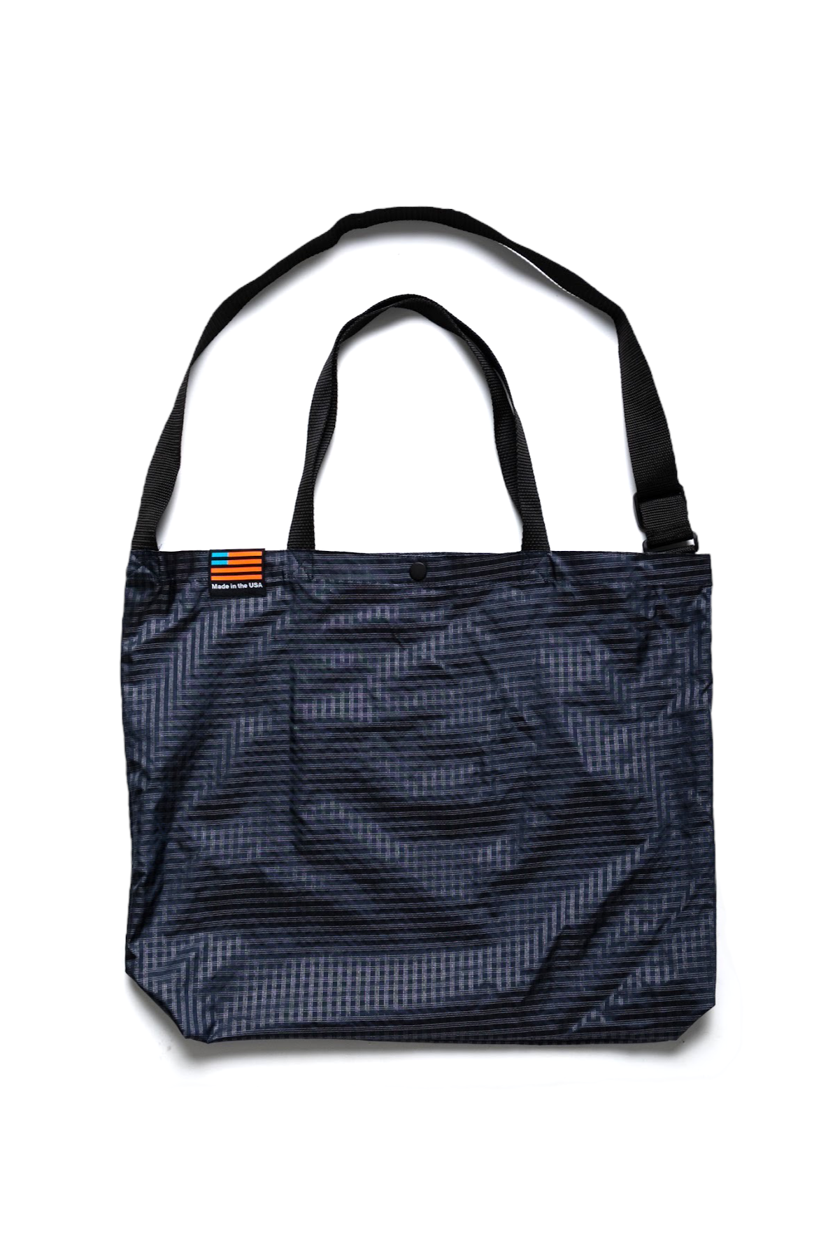 Oversized Tote - Navy Check