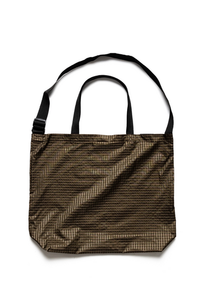 Oversized Tote - Brown Check