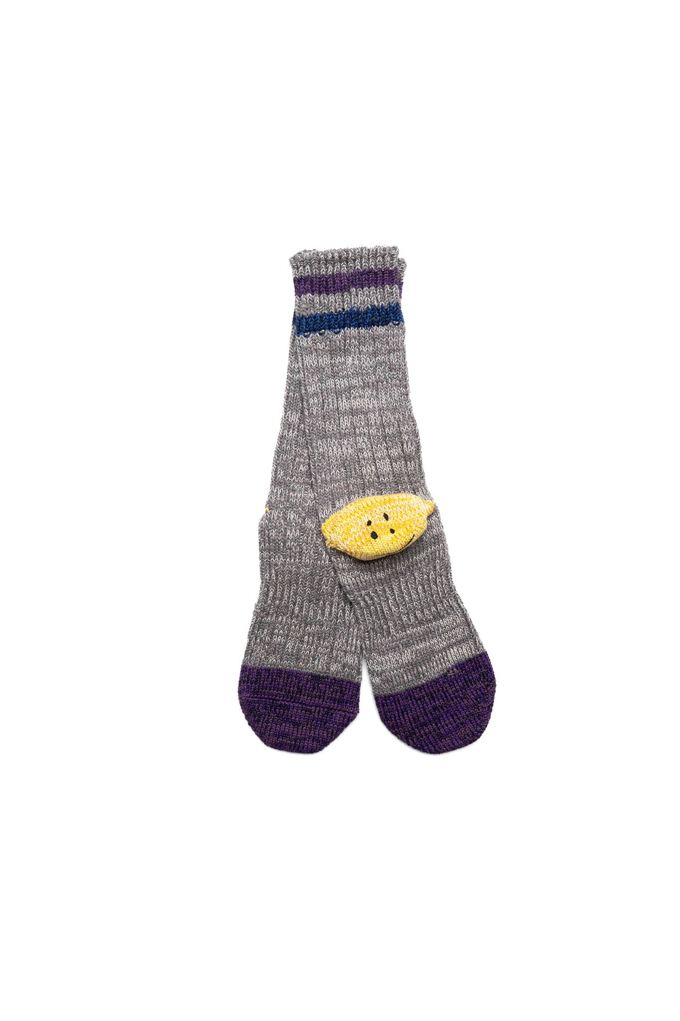 Kapital 60 Yarns Grandrelle IVY RAINBOWY HAPPY Heel Hold Socks – BLUE ...