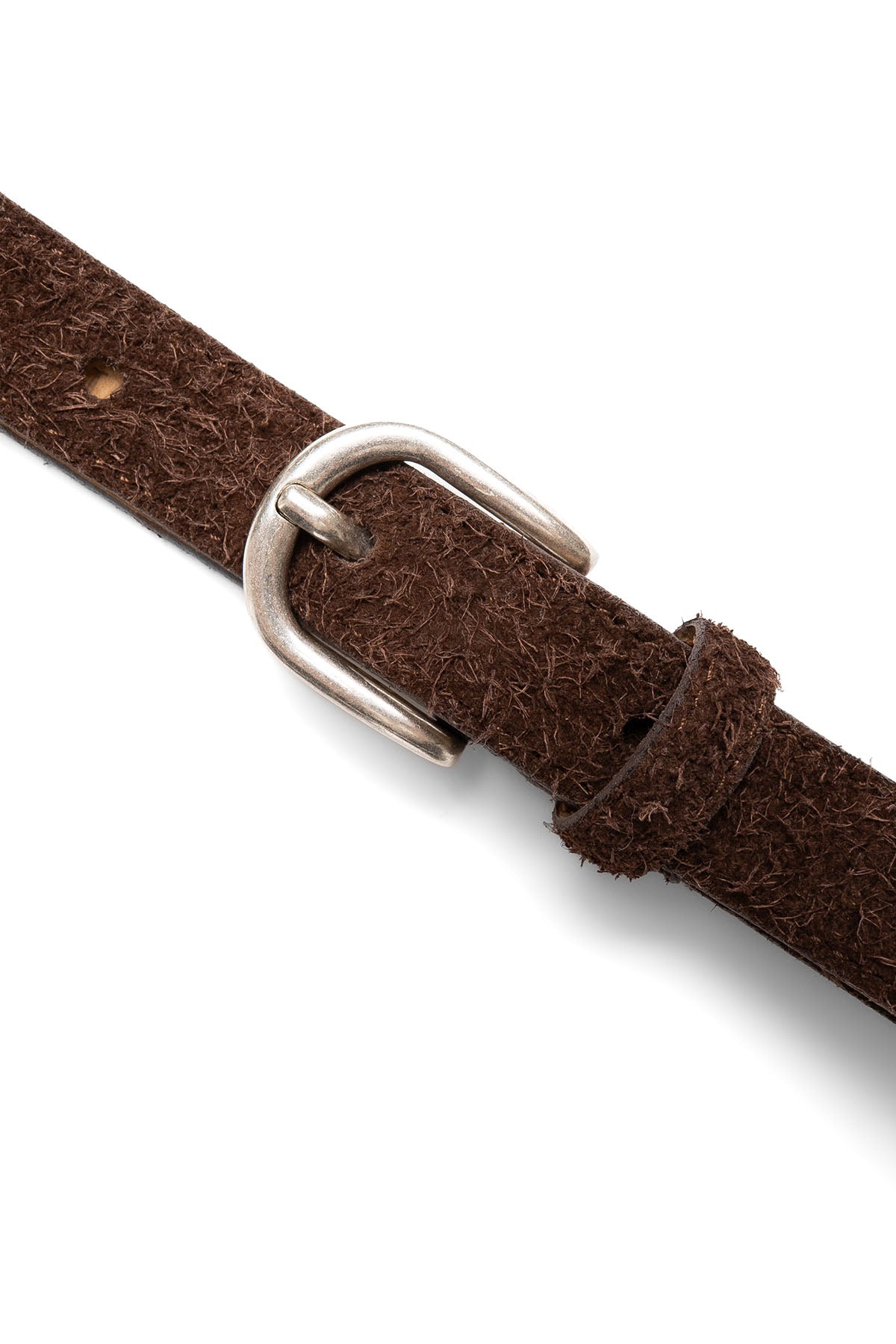 Purpose Belt - Brown Fuzzy Suede