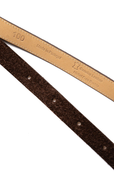 Purpose Belt - Brown Fuzzy Suede