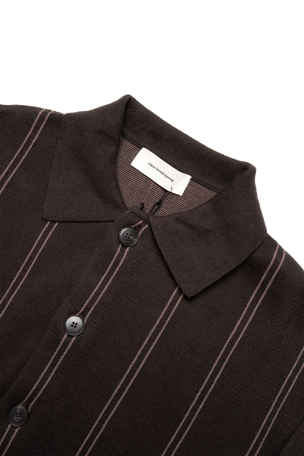 Formal Cardigan - Biscuit Stripe
