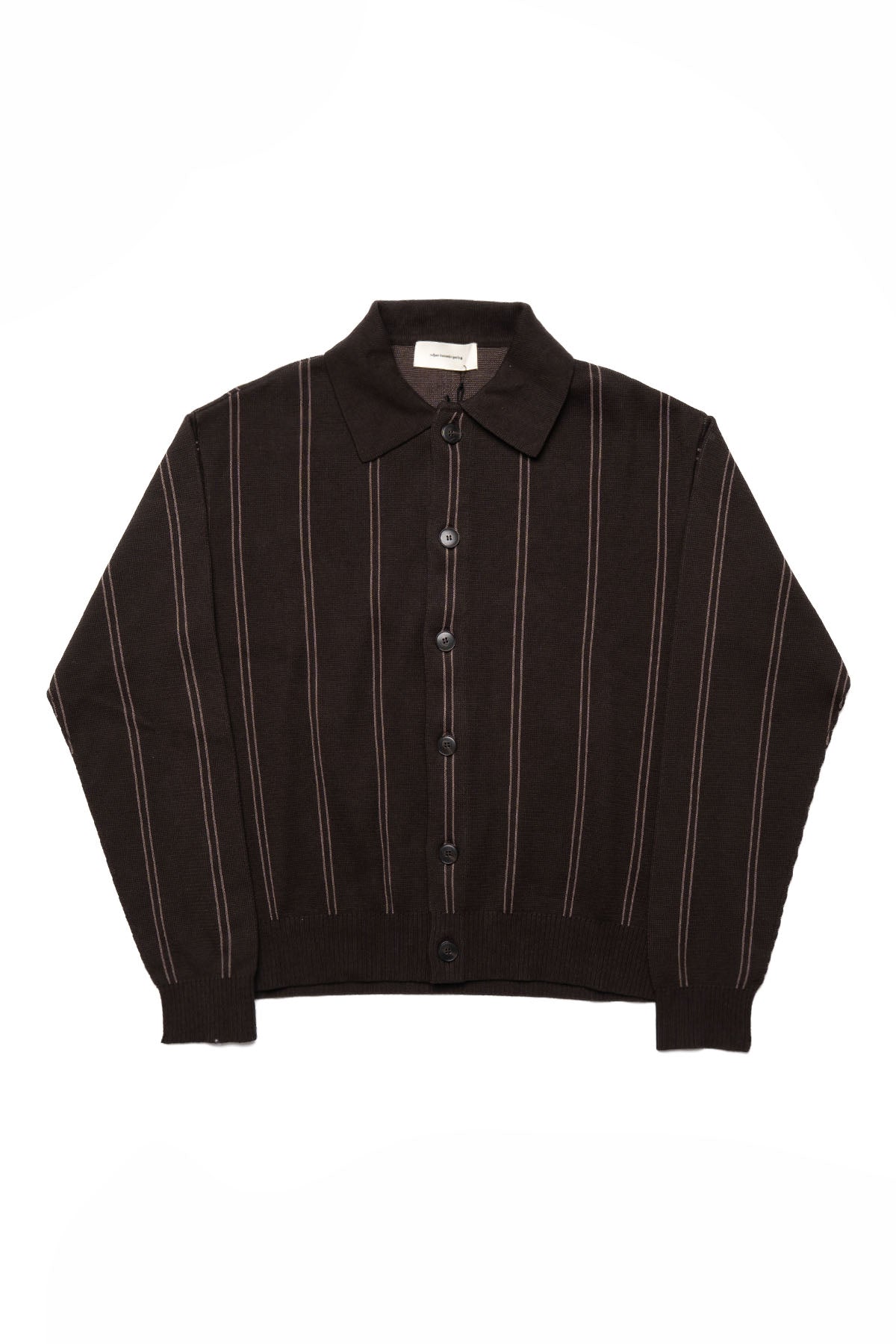 Formal Cardigan - Biscuit Stripe