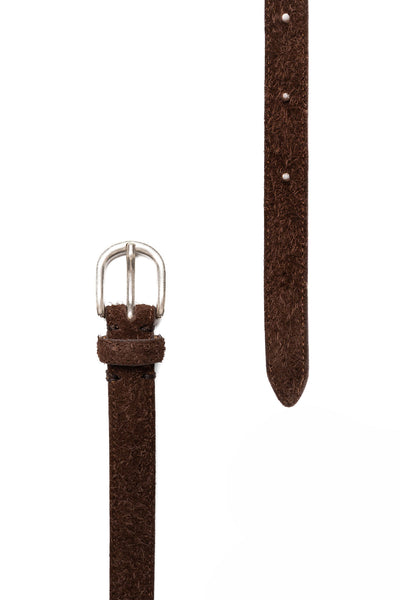 Purpose Belt - Brown Fuzzy Suede