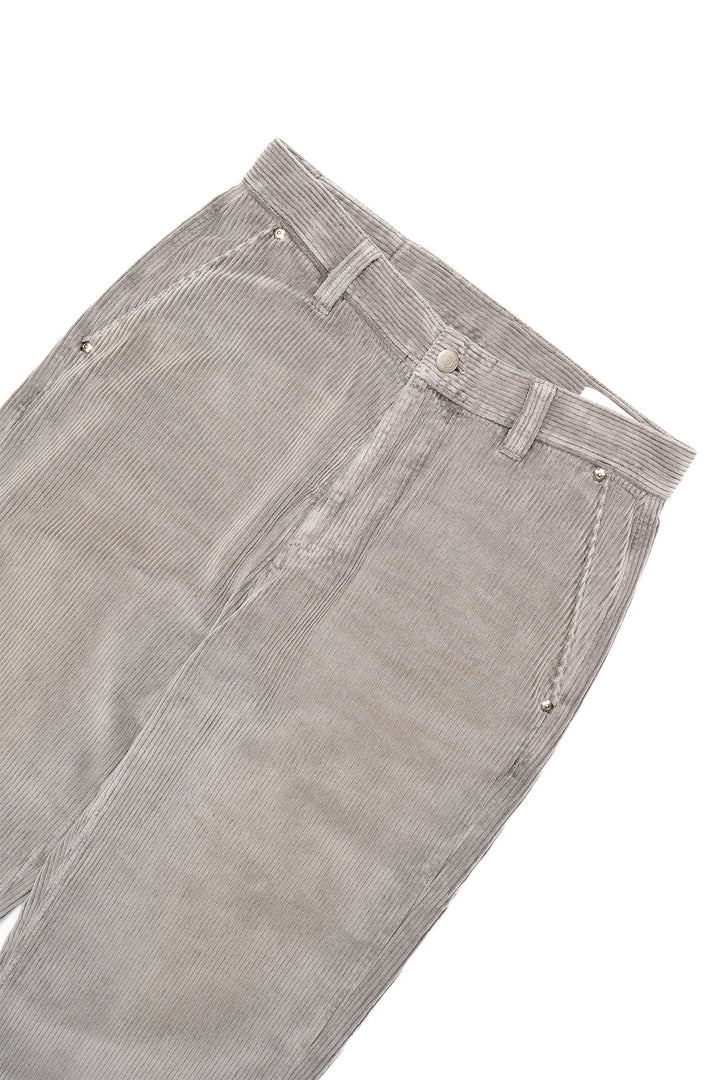 Cord Trousers - Stained Grey – BLUE IN GREEN SOHO
