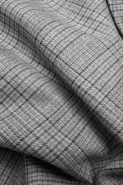 Client Coat - Grey Glen Check