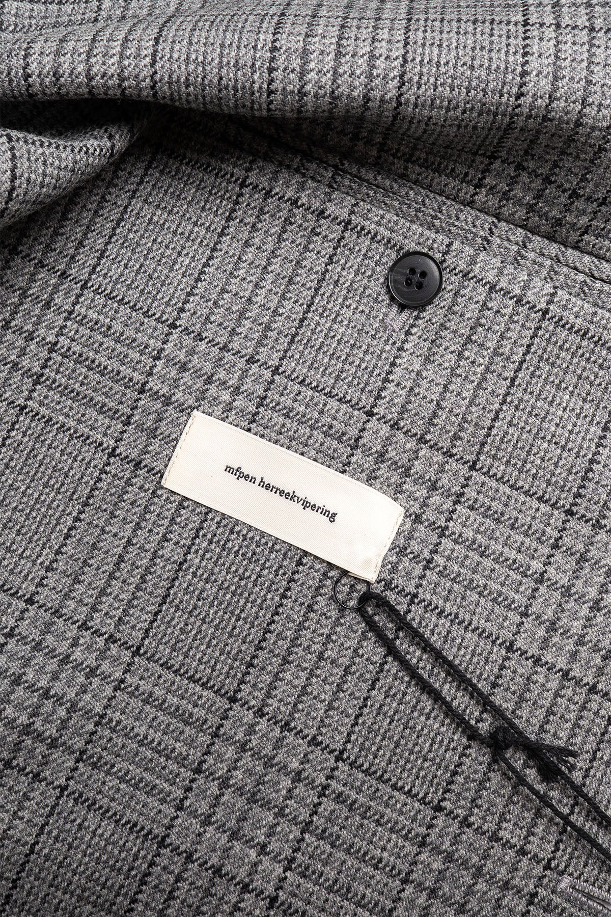 Client Coat - Grey Glen Check