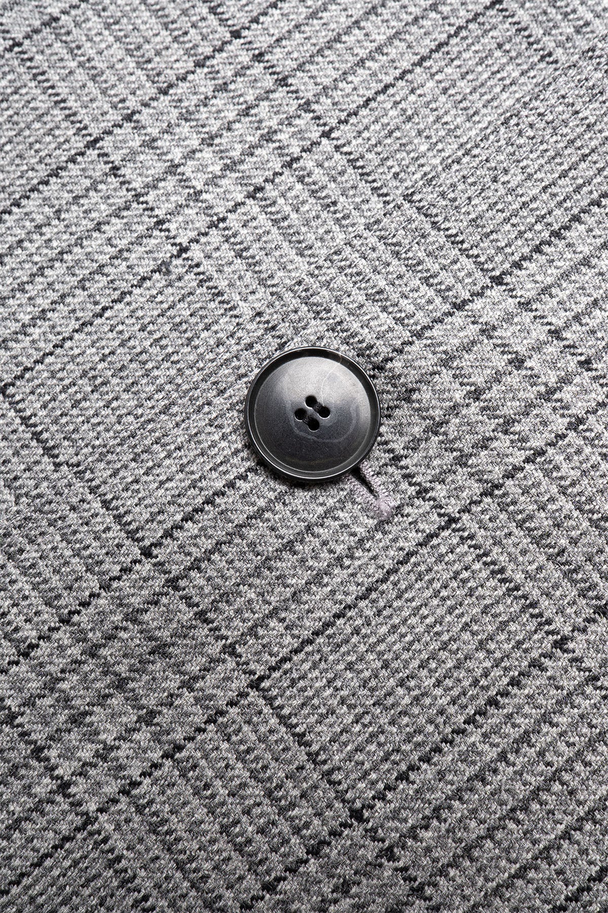 Client Coat - Grey Glen Check