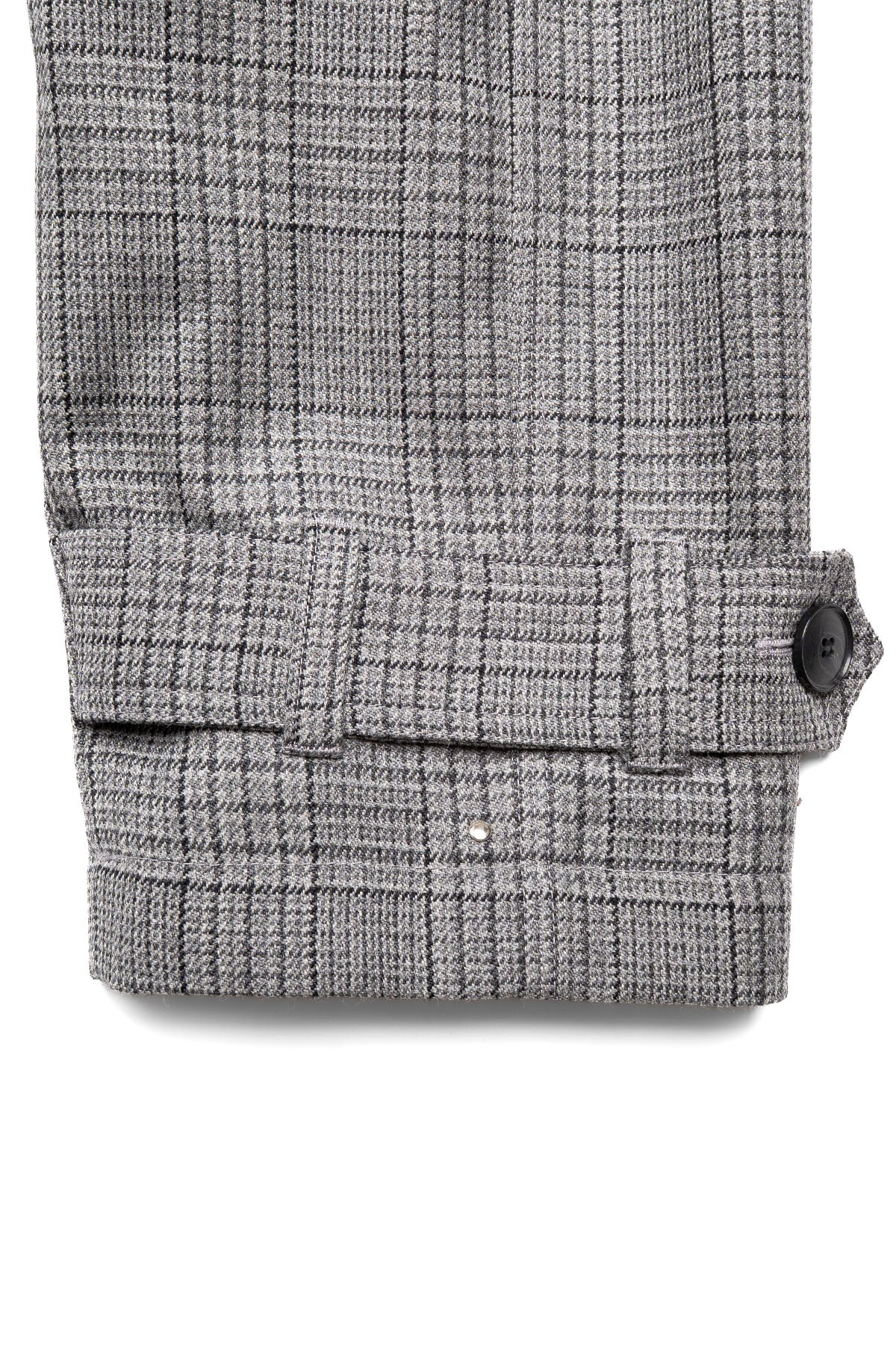 Client Coat - Grey Glen Check