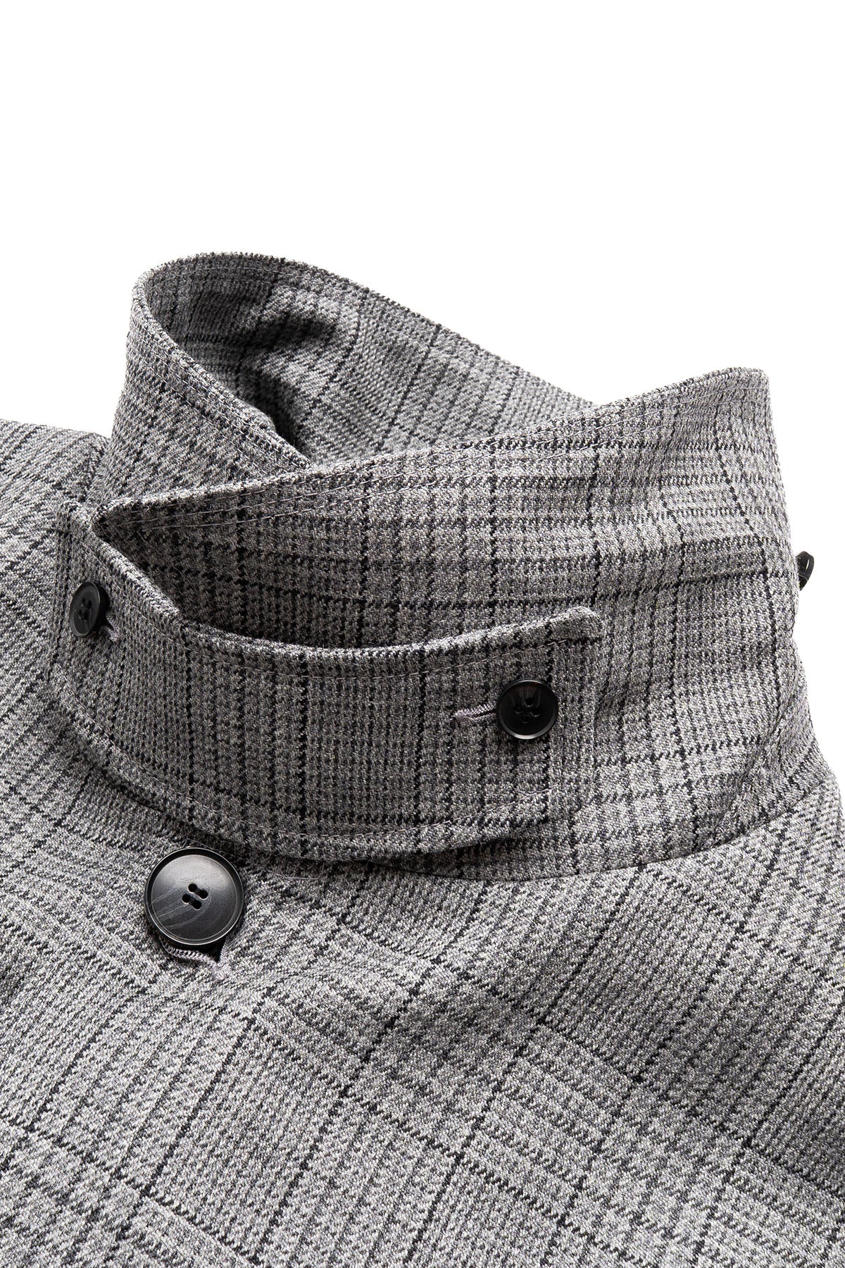Client Coat - Grey Glen Check
