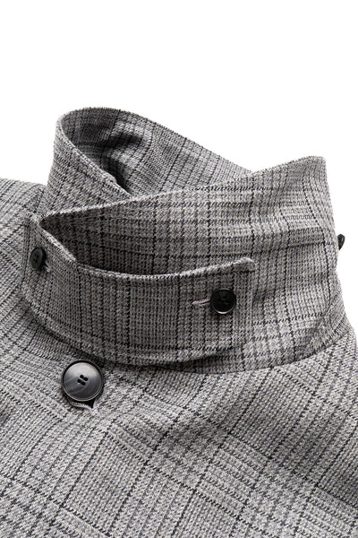 Client Coat - Grey Glen Check