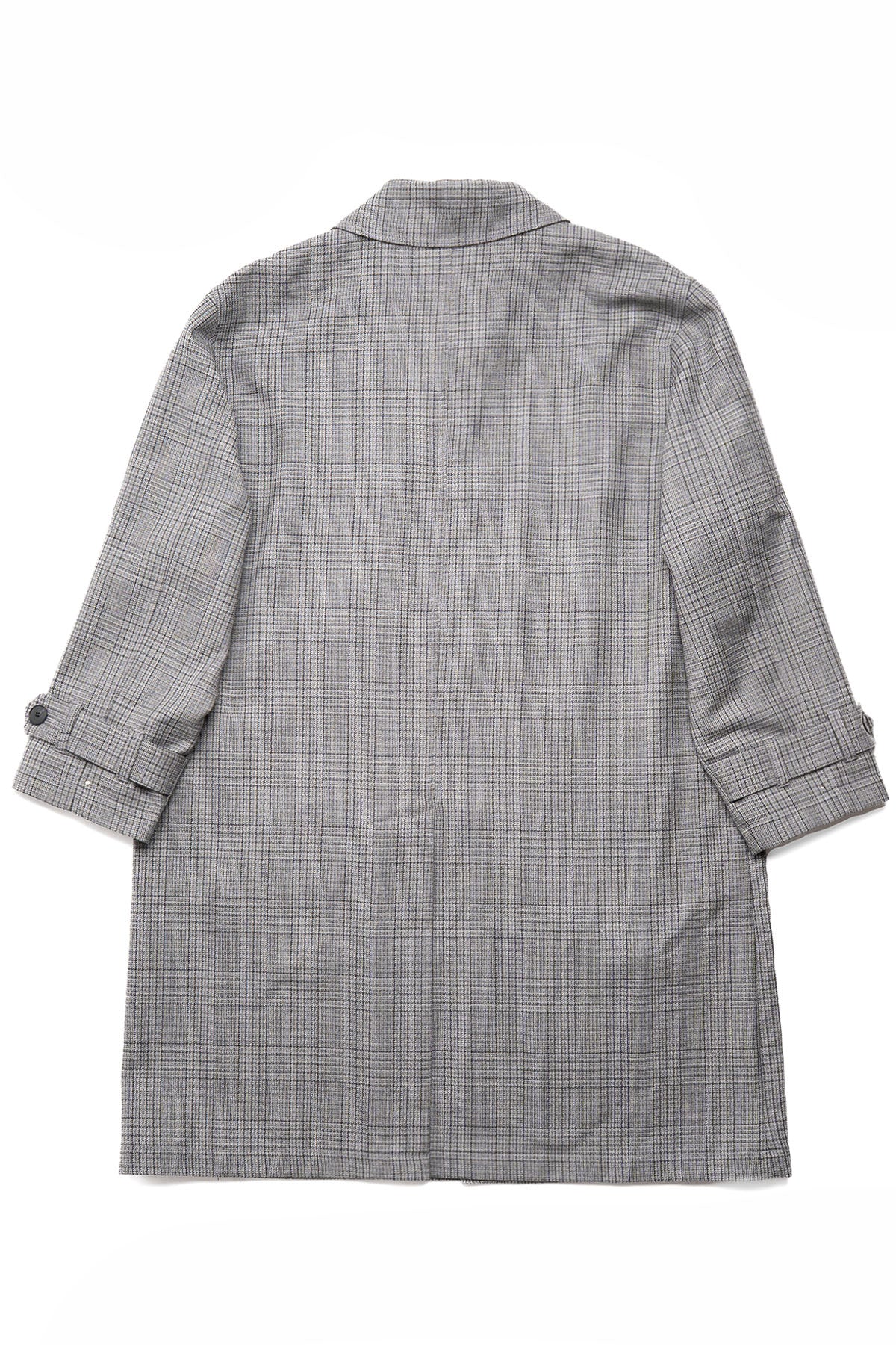 Client Coat - Grey Glen Check