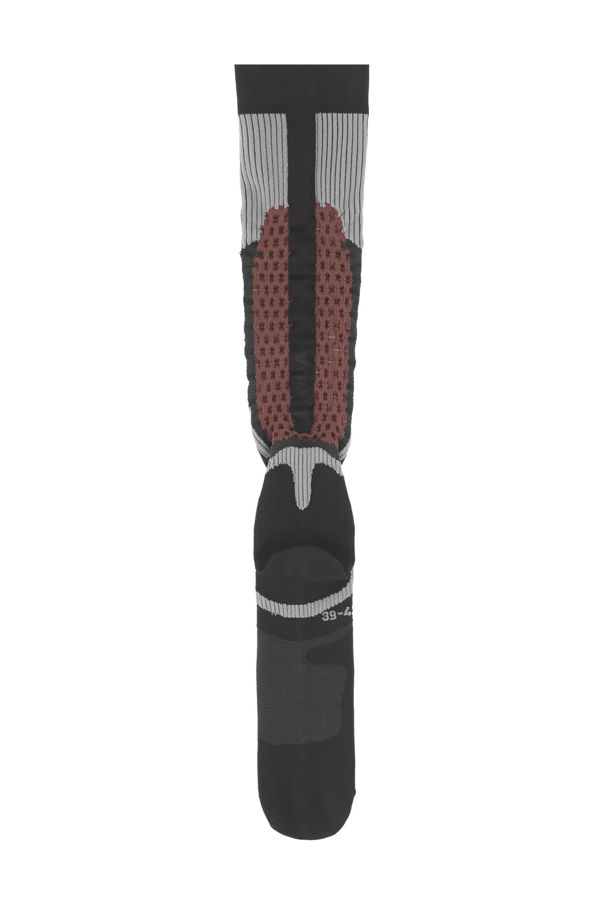 Bones Long Socks - Dark Brown