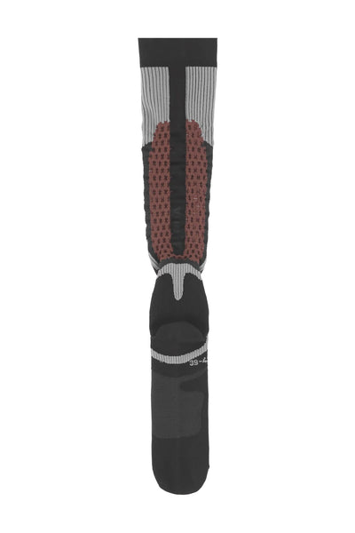 Bones Long Socks - Dark Brown