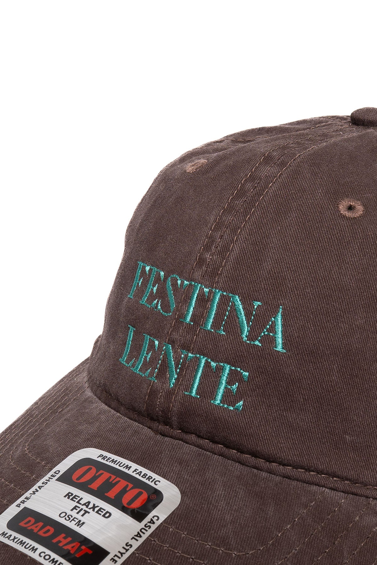 Strap Back Cap Festina Lente - Brown