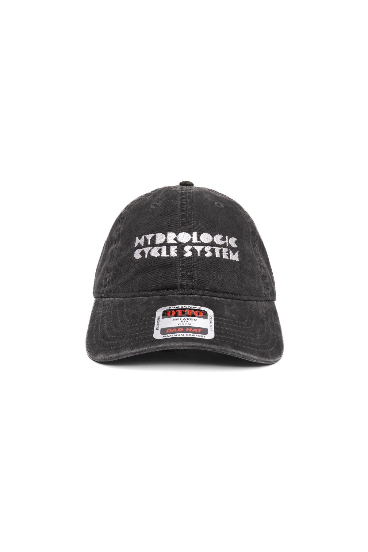 Strap Back Cap Hydrologic Cycle System - Black