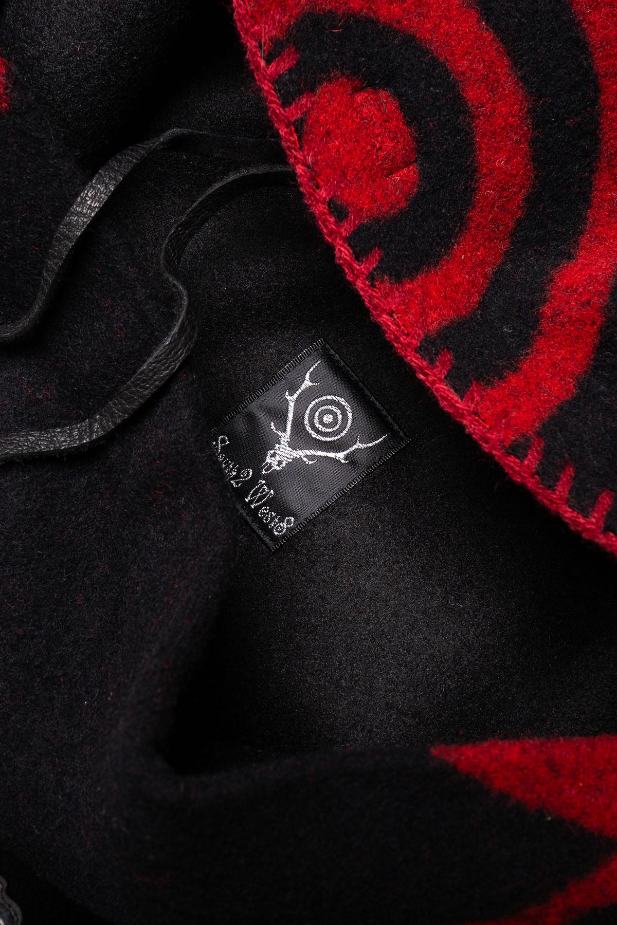 Shoulder Bag - W/CA Blanket - Red