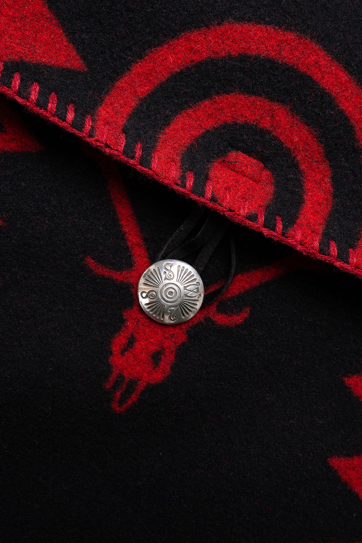 Shoulder Bag - W/CA Blanket - Red