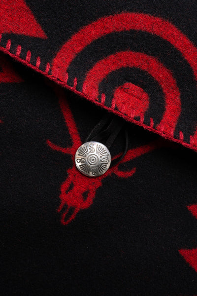 Shoulder Bag - W/CA Blanket - Red