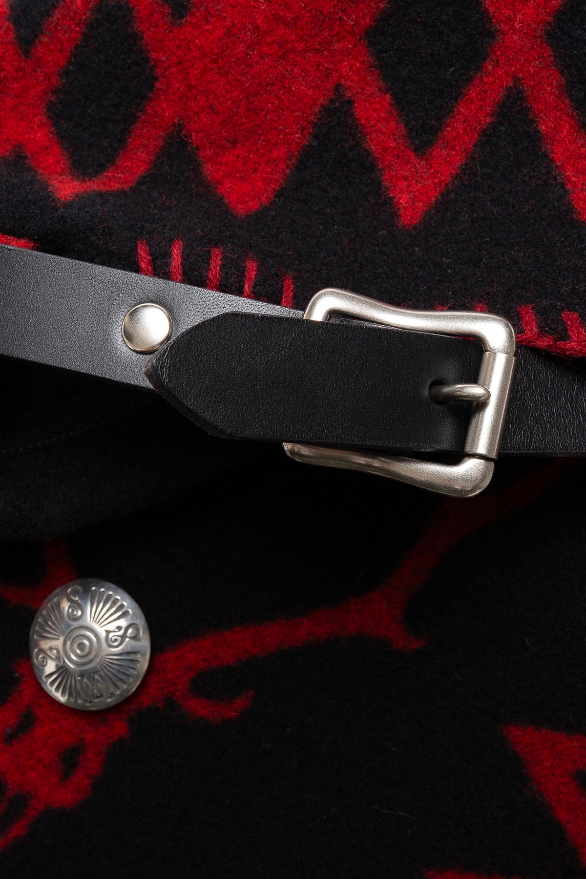 Shoulder Bag - W/CA Blanket - Red