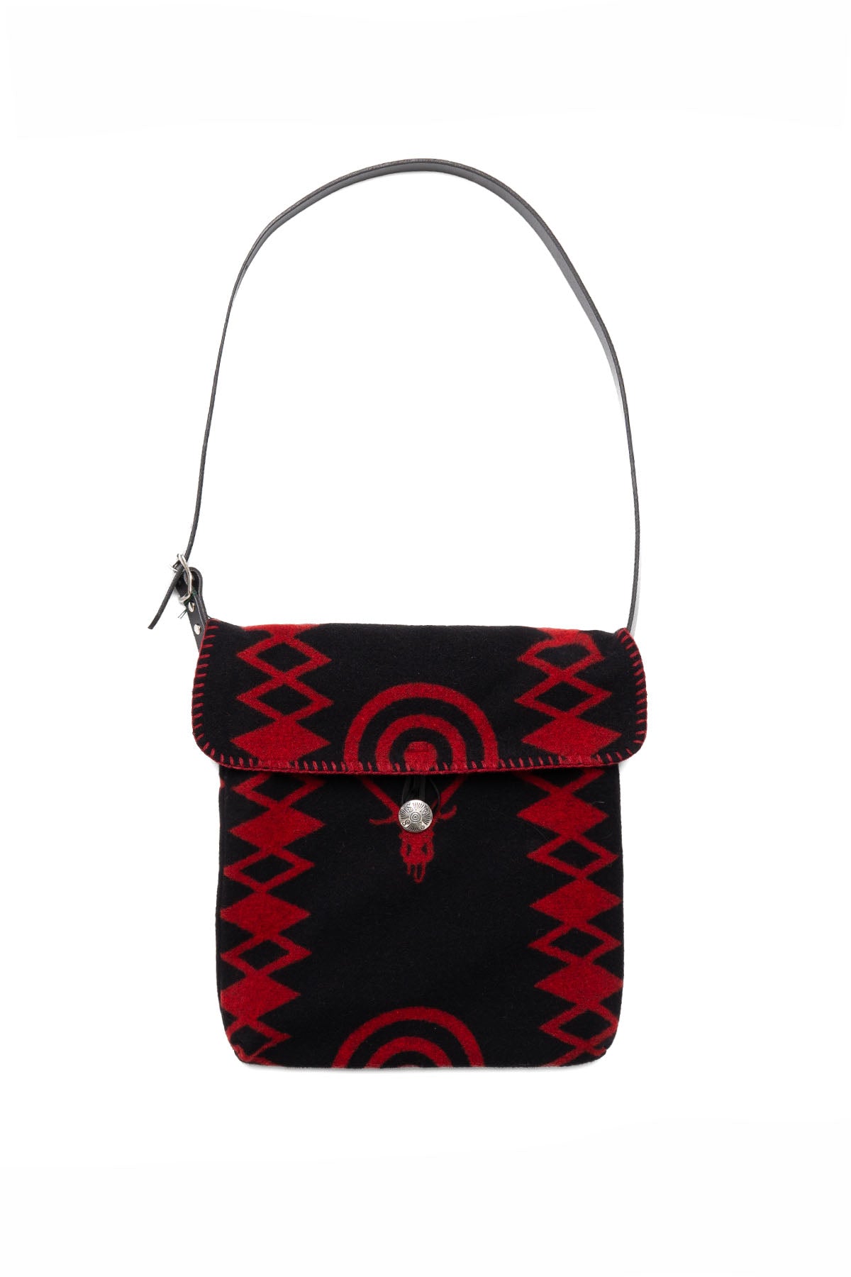 Shoulder Bag - W/CA Blanket - Red