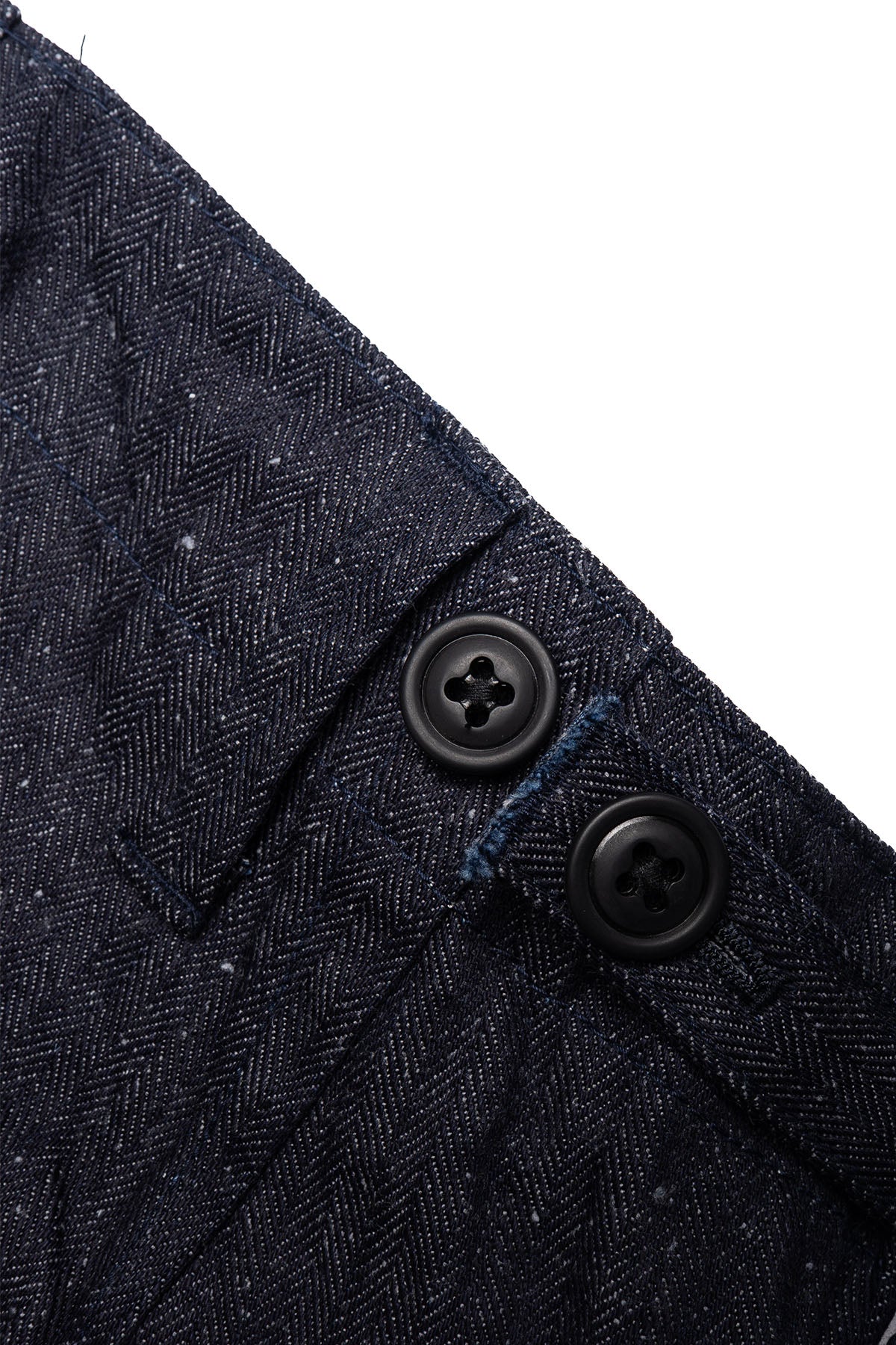 13oz Neppy HBT Military Wide Trousers - Indigo