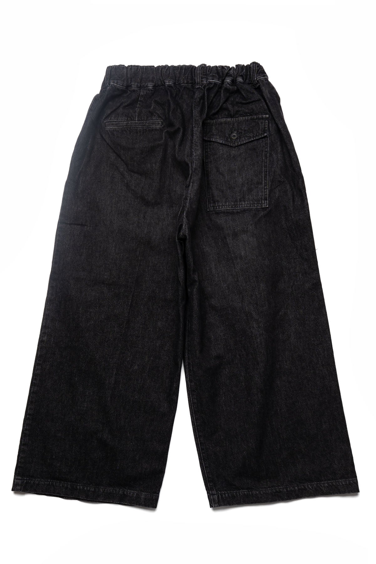 Hakama Pants - Black Denim Damaged