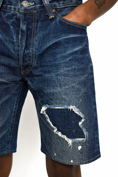 14oz Sugar Cane Fiber Denim Lone Star Jeans (1 Star Model) Remake Shorts