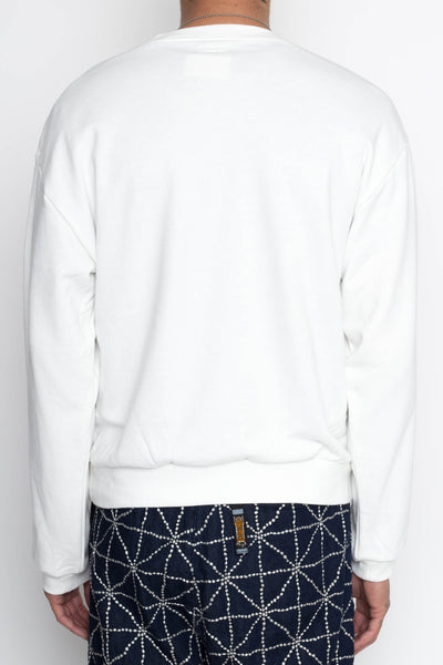 ECO SWT Knit Crew SWT (CONEYBOWY DISCO) - White