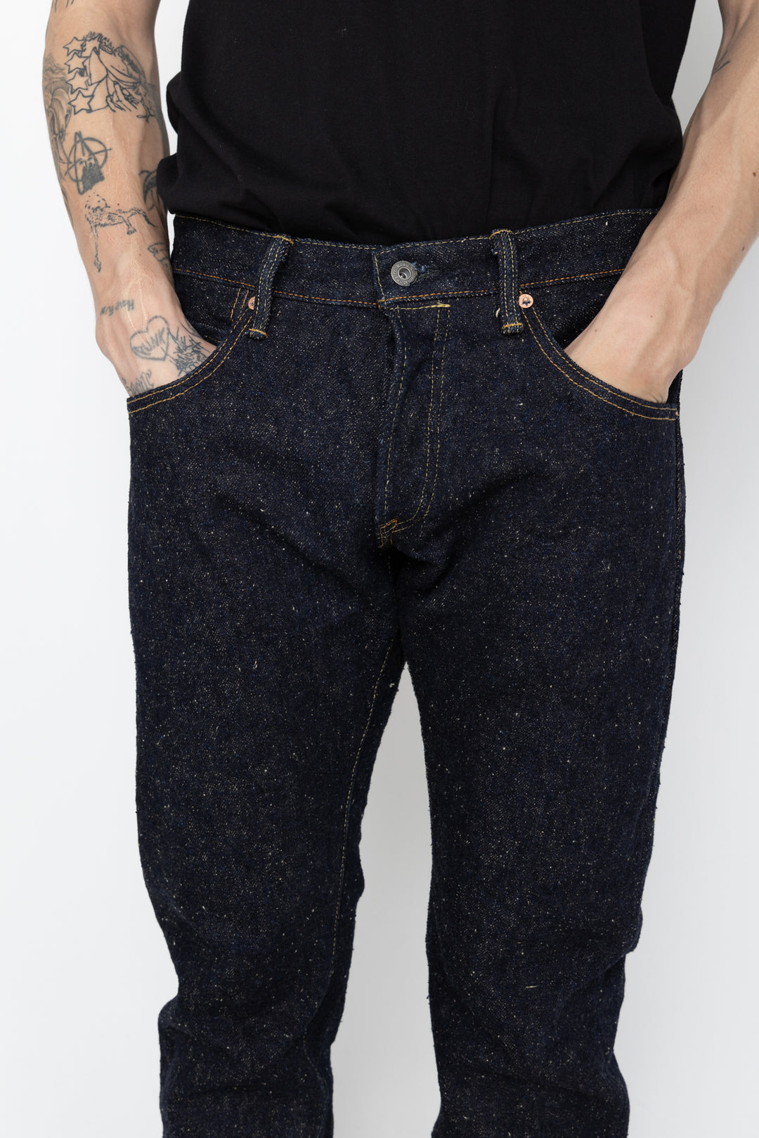 Oni Denim 622-Asphalt 20oz Asphalt Denim Relax Tapered – BLUE IN