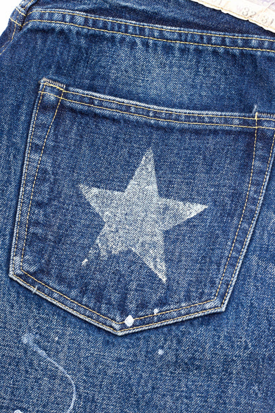 14oz Sugar Cane Fiber Denim Lone Star Jeans (1 Star Model) Remake Shorts