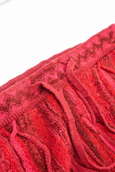 7G Knit GAUDY SWT Pants - Red