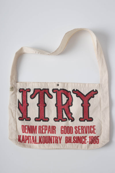 Cotton Twill KOUNTRY FACTORY Book Bag - Ecru