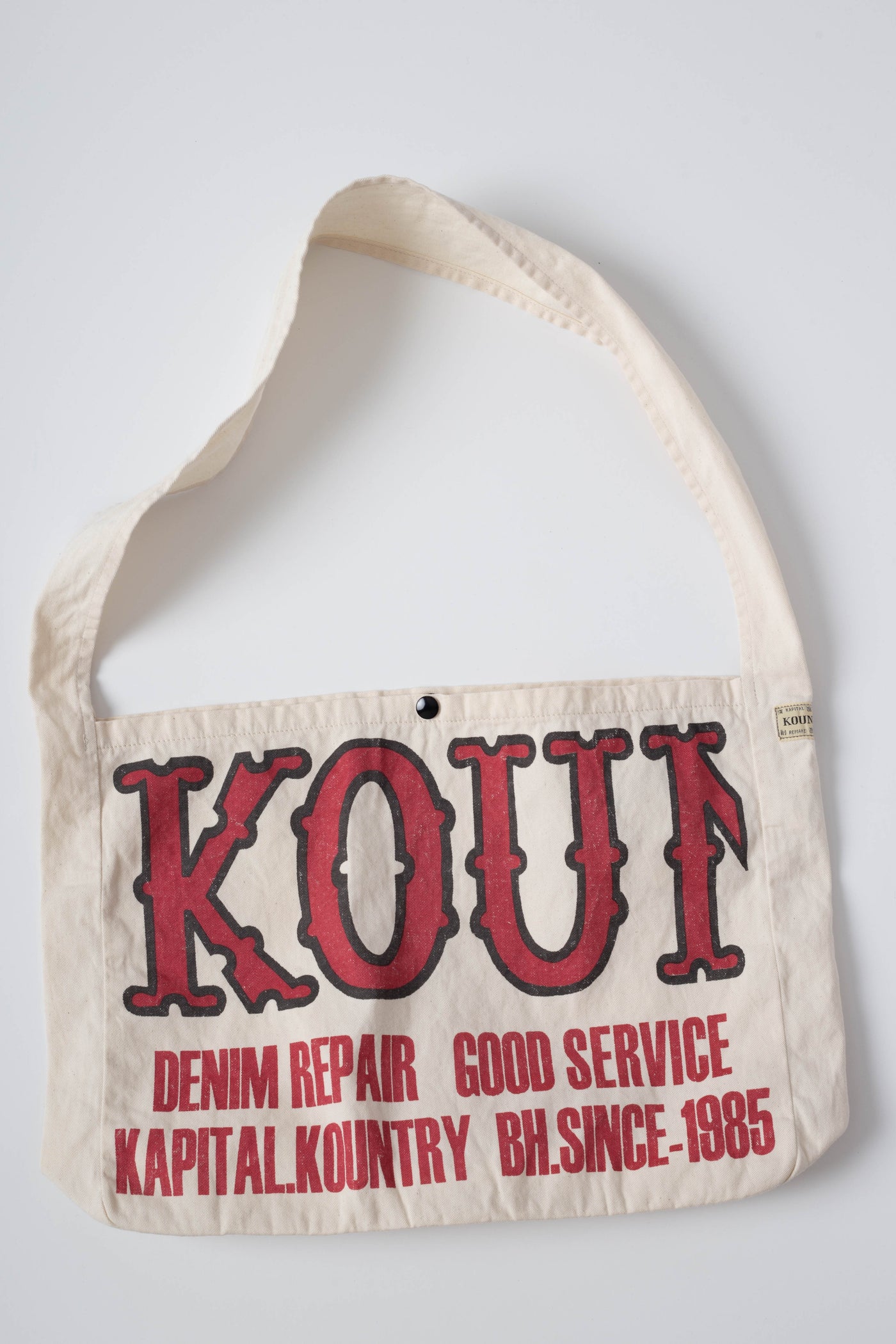 Cotton Twill KOUNTRY FACTORY Book Bag - Ecru
