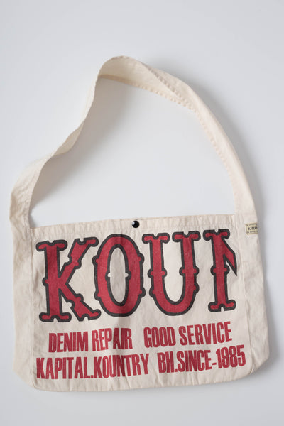Cotton Twill KOUNTRY FACTORY Book Bag - Ecru