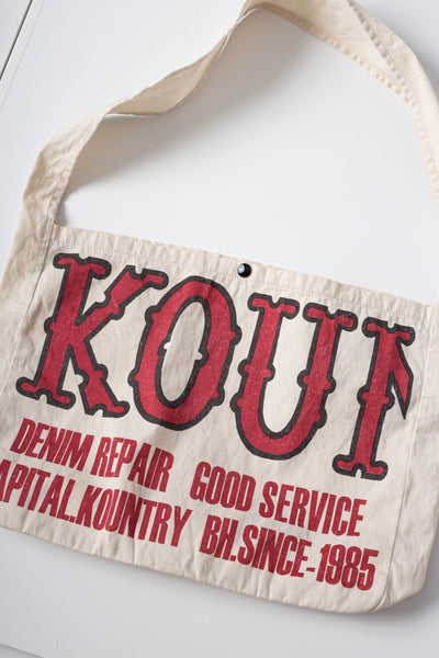 Cotton Twill KOUNTRY FACTORY Book Bag - Ecru