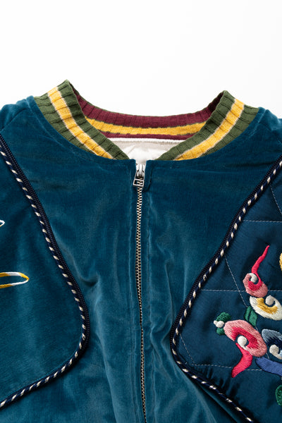 Velveteen SHAM BOMBER JKT (Beautiful HONG KONG)