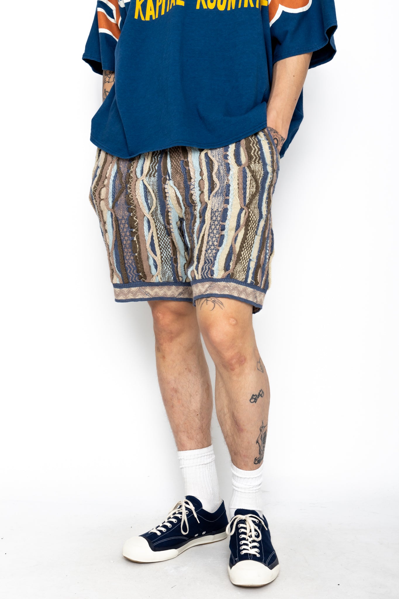 7G Knit GAUDY Shorts - Navy