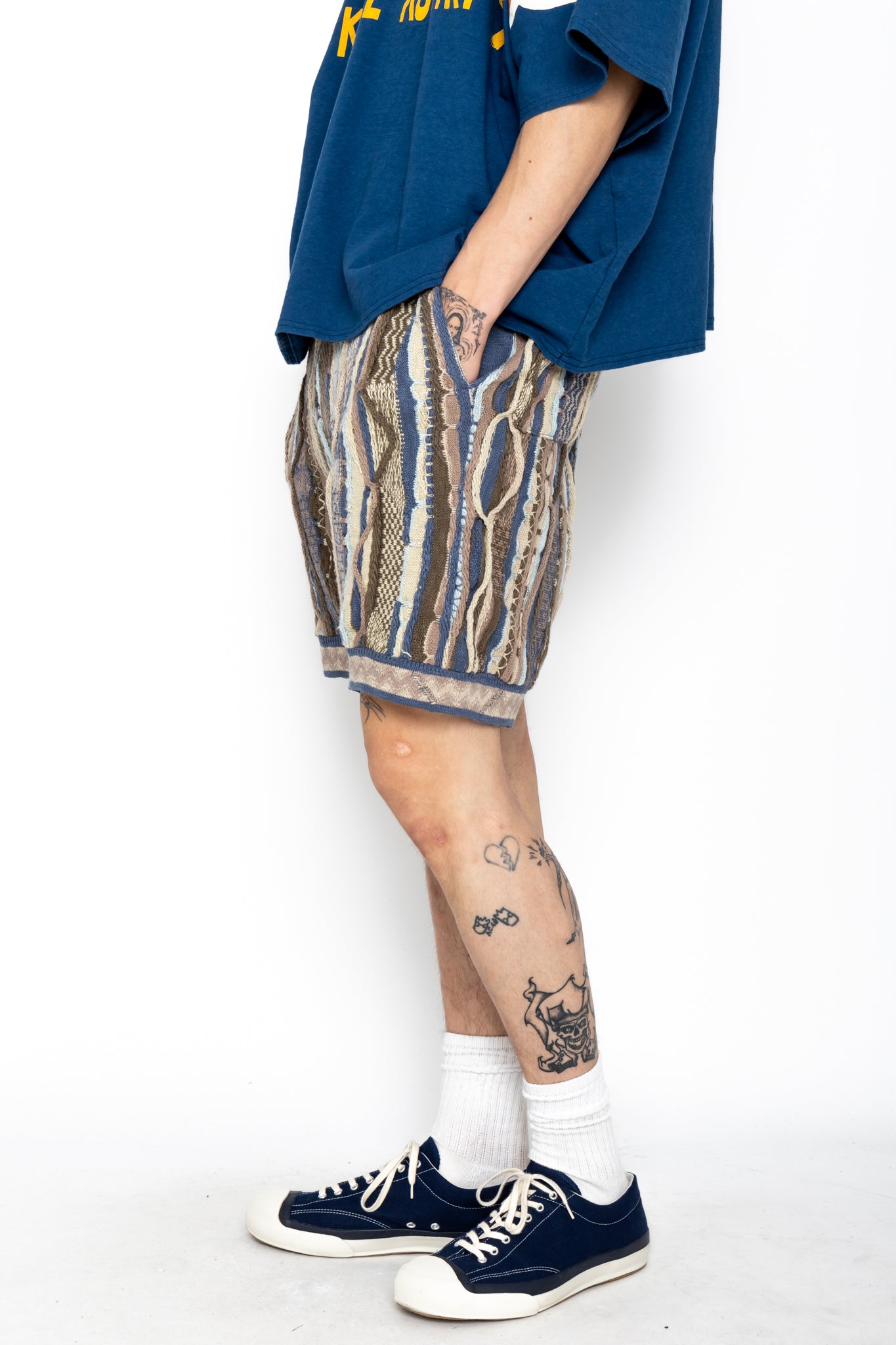 7G Knit GAUDY Shorts - Navy