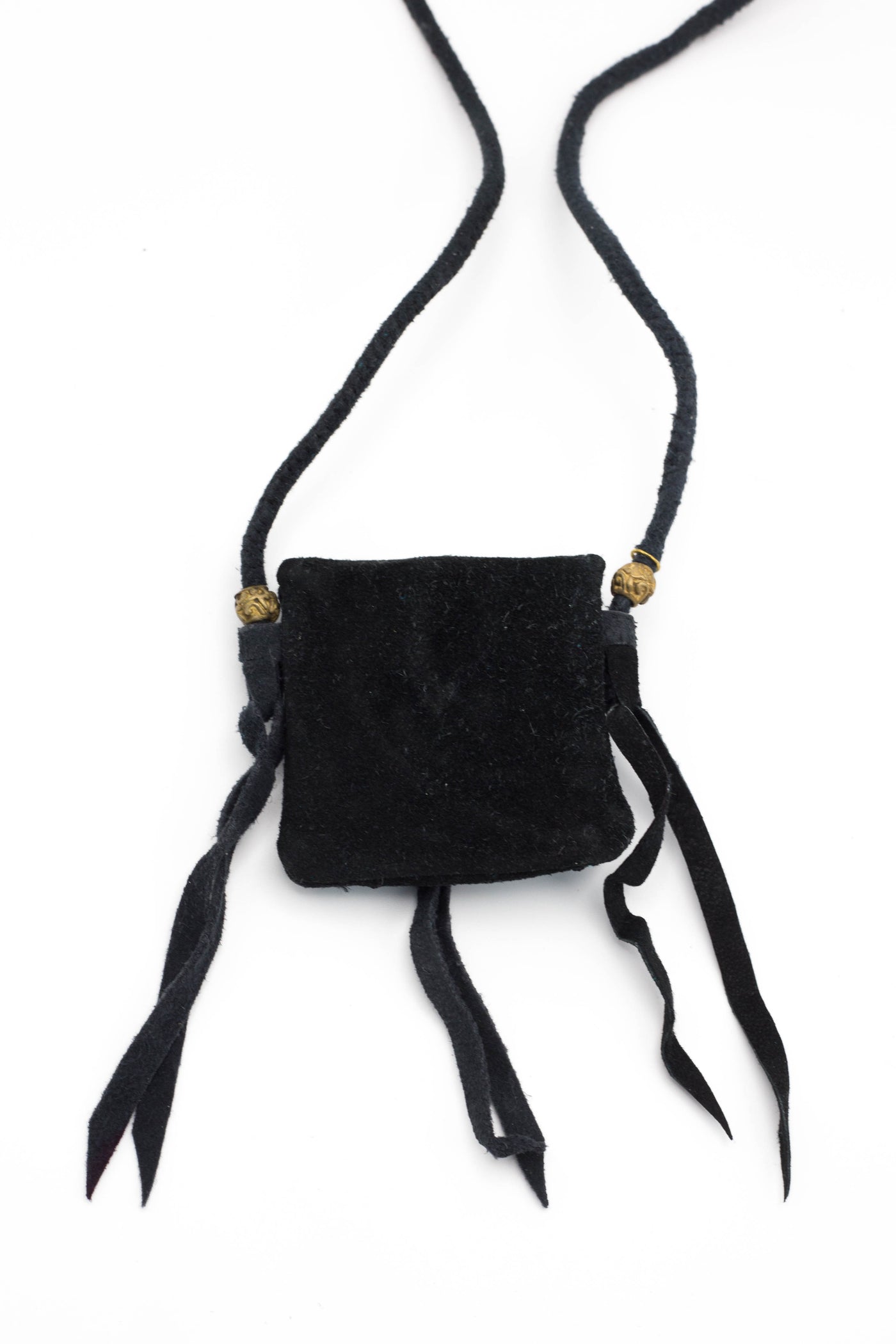 Deer Leather Pueblo Rain Charm - Black