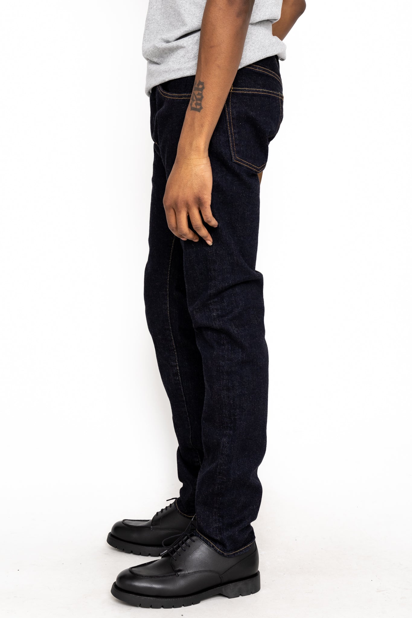 122S-BE Relaxed Tapered - 15oz Slub Stretch Denim