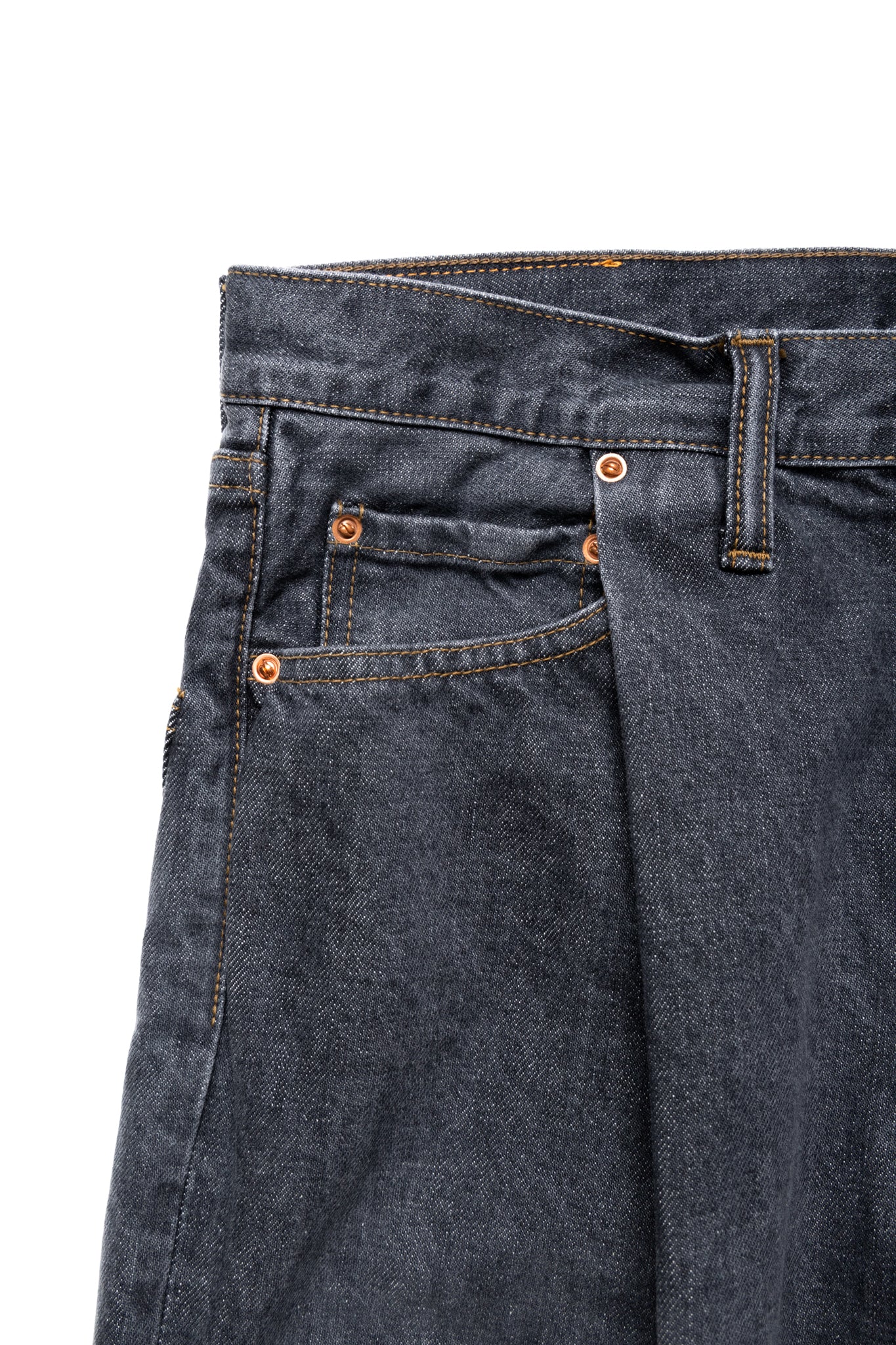 14oz Black Denim 5P CONEY OKAGILLY