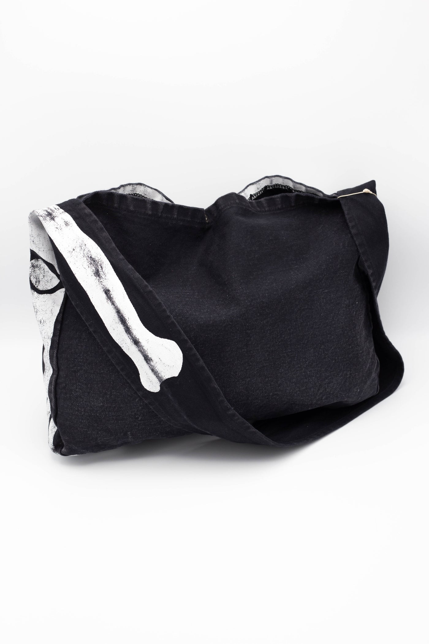 14oz Black Denim Book Bag (BONE)