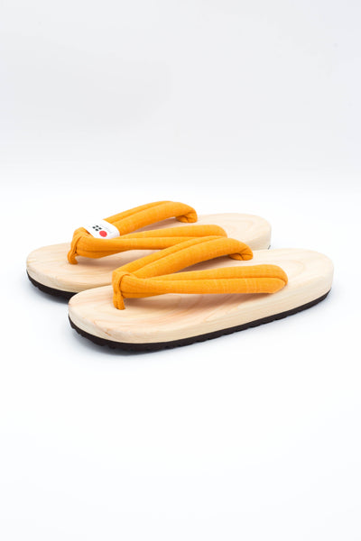 BEAMS JAPAN Wooden GETA Sandals - Orange